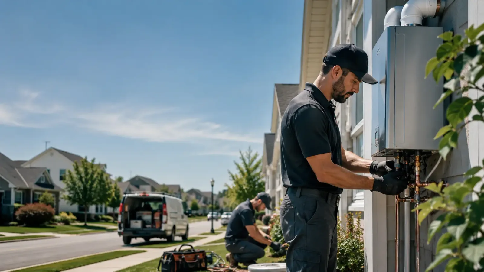 Tankless Water Heater Installation in Mcfaddin, TX